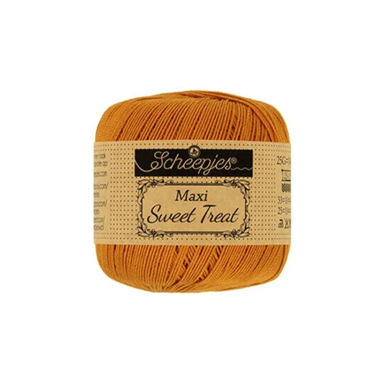 Kordonek Scheepjes Maxi Sweet Treat - 383 złoty imbir