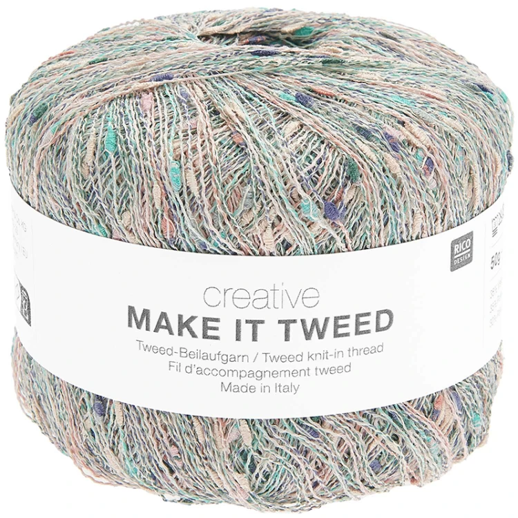 Nić / Włóczka fantazyjna Rico Design Creative Make It Tweed 007 / earthy