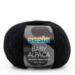 Příze Sesia Baby Alpaca 0067 / černá