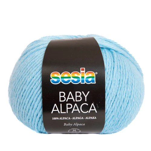 Włóczka Sesia Baby Alpaca 0982 / jasny niebieski
