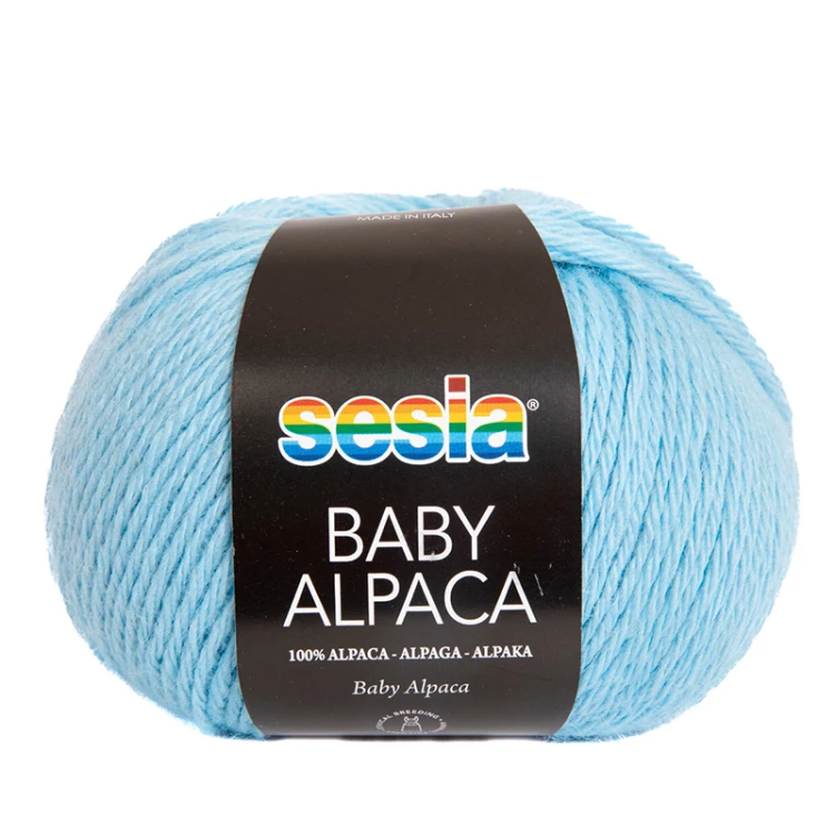Włóczka Sesia Baby Alpaca 0982 / jasny niebieski