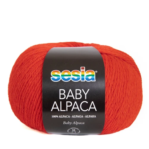 Włóczka Sesia Baby Alpaca 3779 / jarzębina