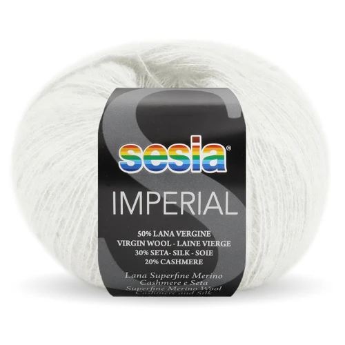 Włóczka Sesia Imperial 0051 / biel