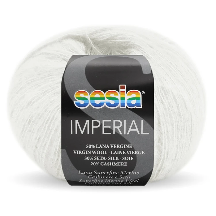 Włóczka Sesia Imperial 0051 / biel