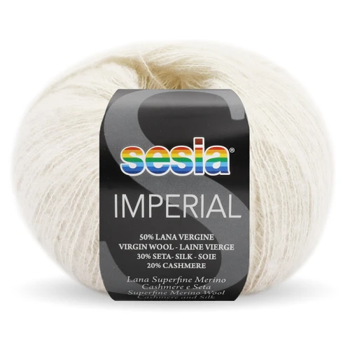 Włóczka Sesia Imperial 0080 / krem