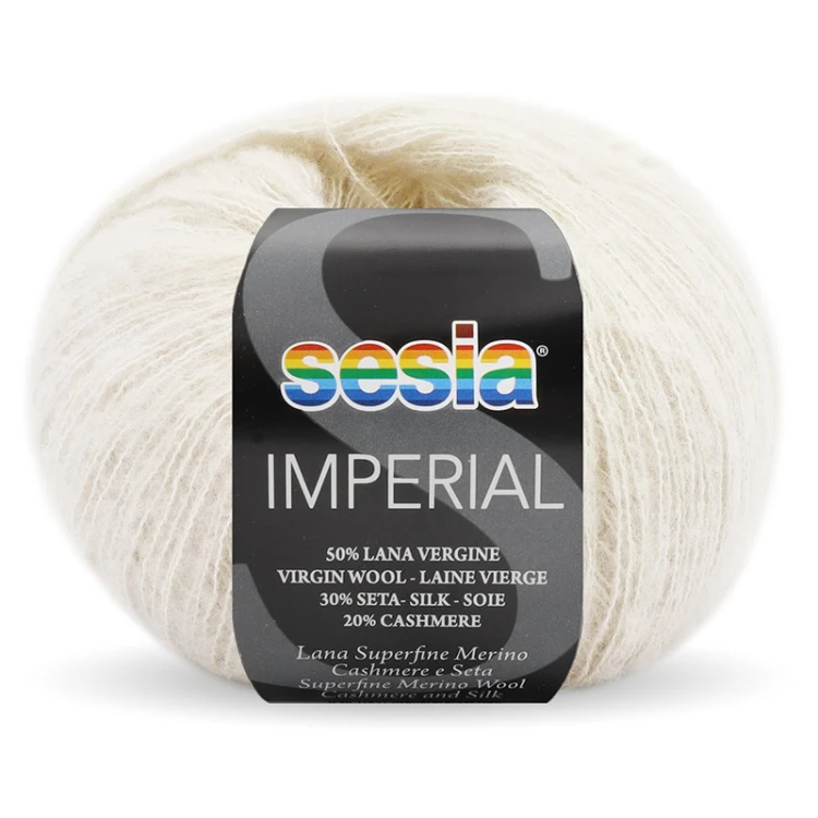 Włóczka Sesia Imperial 0080 / krem