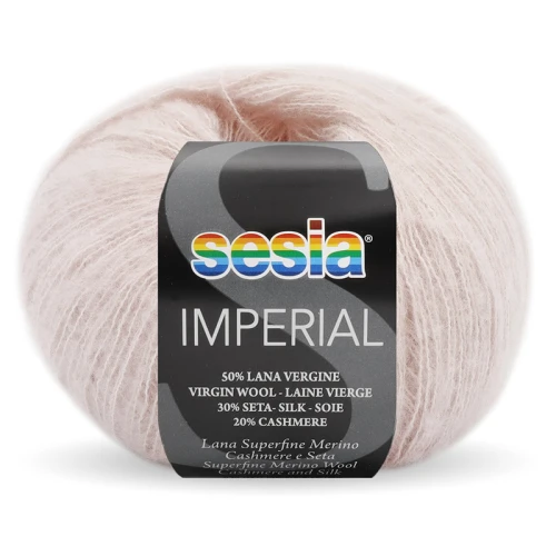 Włóczka Sesia Imperial 1561 / pudrowy beż