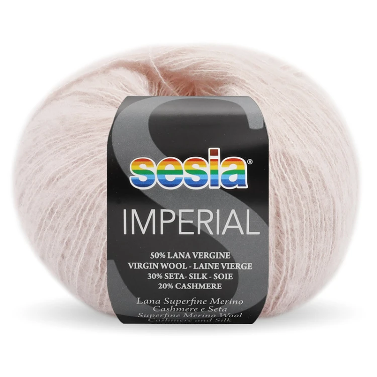 Włóczka Sesia Imperial 1561 / pudrowy beż