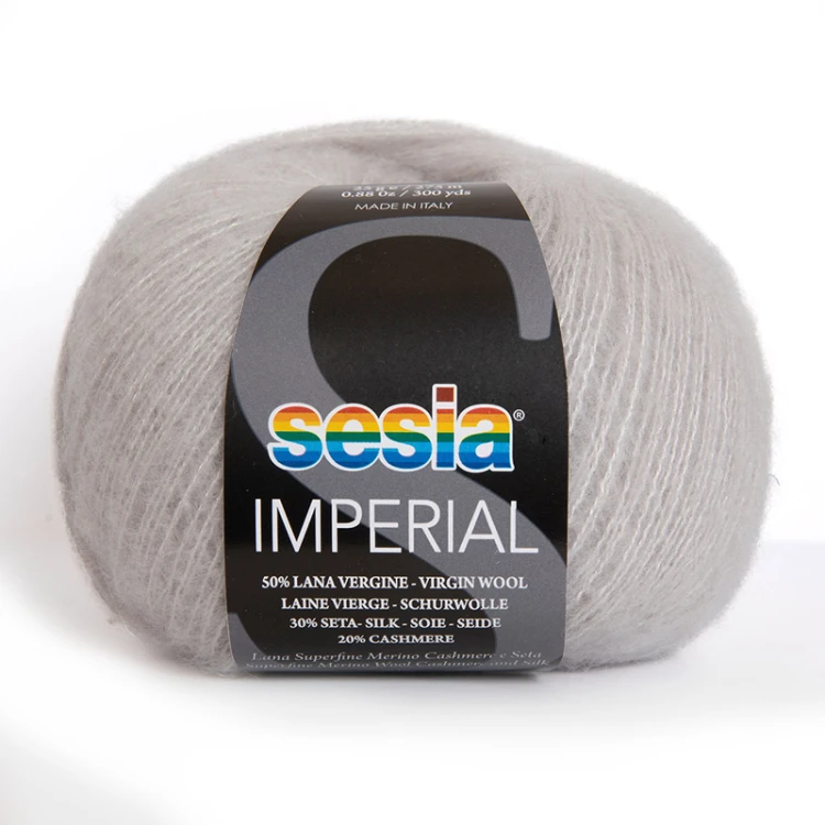 Włóczka Sesia Imperial 4674 / jasny szary