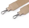 Uchwyt / rączka do torby taśma z karabińczykiem 113 cm / beż - srebro / 1 szt / 790898