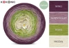 KOKONEK Nature NT021 Millepiedi - Wino/blady fiolet/pesto/migdał