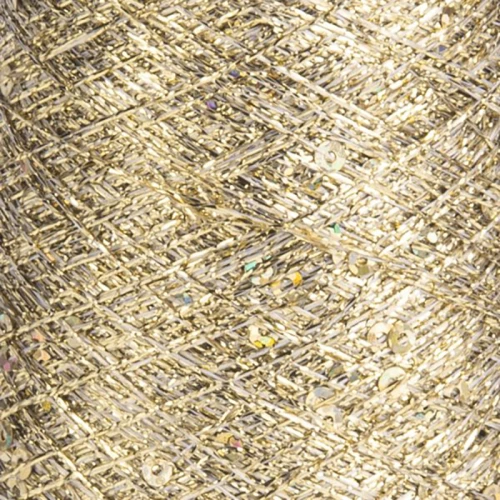 Nić metalizowana YarnArt Paillettes 8002 / złoto