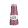 Nić metalizowana YarnArt Paillettes 8004 / róż
