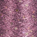 Nić metalizowana YarnArt Paillettes 8004 / róż