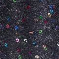 Nić metalizowana YarnArt Paillettes 8010 / czerń