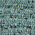 Nić / Włóczka fantazyjna FANTASY YARN by KOKONKI czerń + KOKONEK Classic patyna