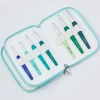 Zestaw szydełek KnitPro Waves 2.0 - 12,0 mm / 14 szt. / etui aqua / 30952