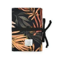 Organizer etui Lomme na szydełka i druty / Tropical leaves + terrakotta / M