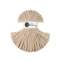 Sznurek pleciony bawełniany Bobbiny Premium / Ciepły beż / Warm Beige / 5mm / 100m