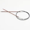Druty z żyłką KnitPro Dreamz Burgundy Rose 2.50 mm US 1.5