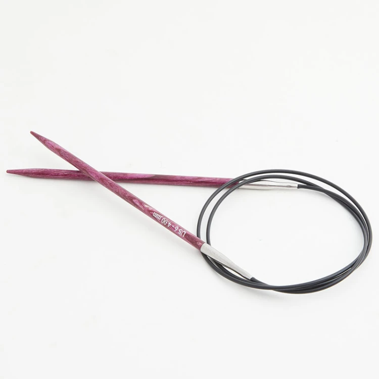 Druty z żyłką KnitPro Dreamz Fuchsia Fan 4.00mm US 6