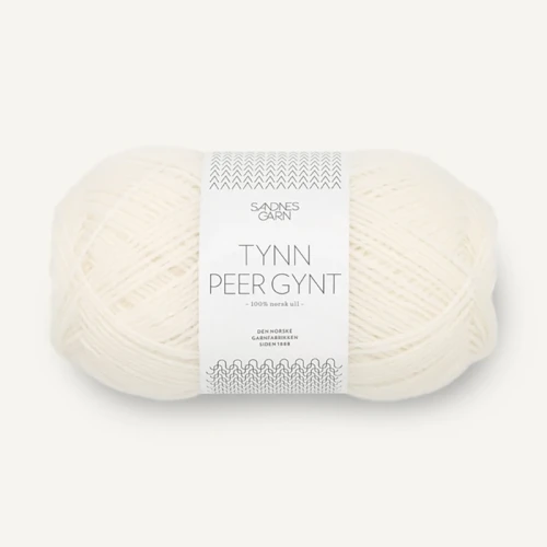 Włóczka Sandnes Garn Tynn Peer Gynt 1002 / ecru