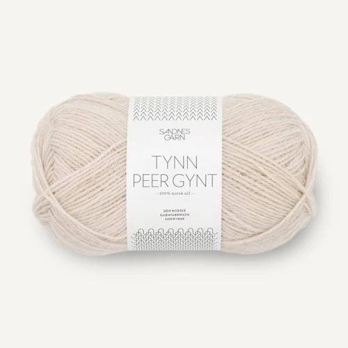 Włóczka Sandnes Garn Tynn Peer Gynt 2641 / chłodny beż