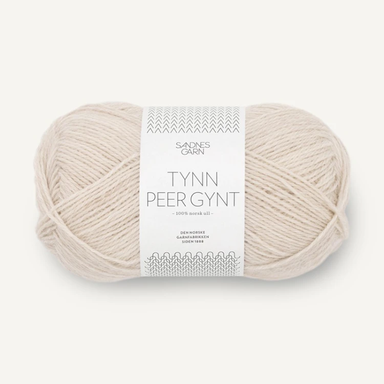 Włóczka Sandnes Garn Tynn Peer Gynt 2641 / chłodny beż