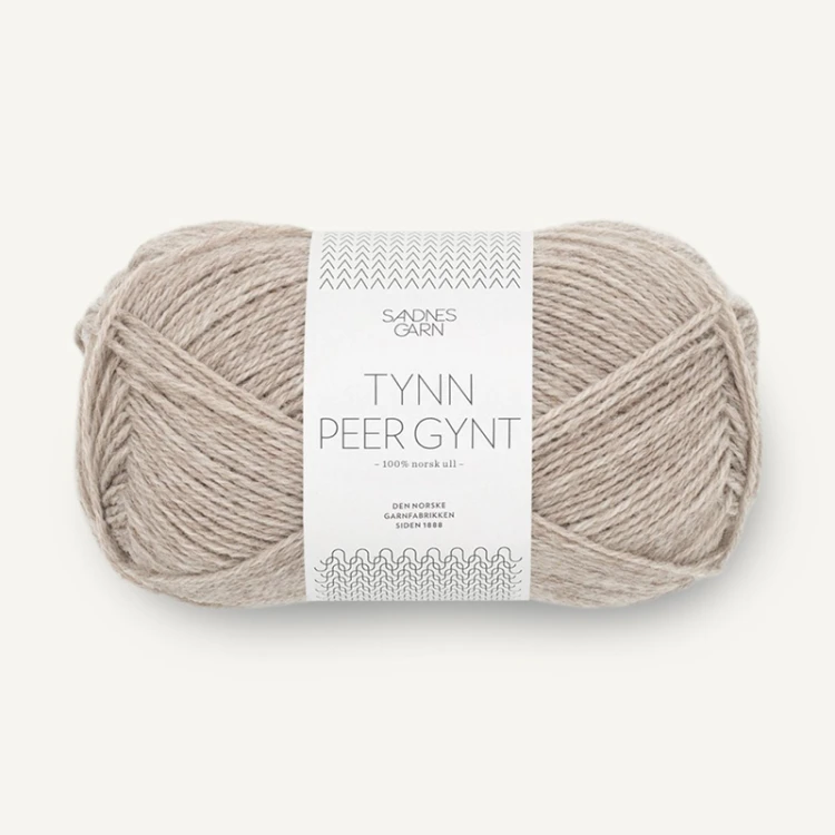 Włóczka Sandnes Garn Tynn Peer Gynt 2650 / beż melanż