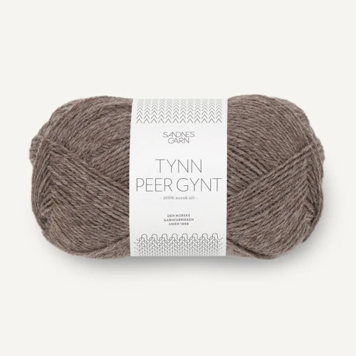 Włóczka Sandnes Garn Tynn Peer Gynt 2652 / brąz melanż