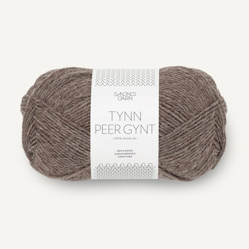 Włóczka Sandnes Garn Tynn Peer Gynt 2652 / brąz melanż