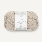 Włóczka Sandnes Garn Tynn Peer Gynt Tweed 2655 / beżowoszary z nopkami
