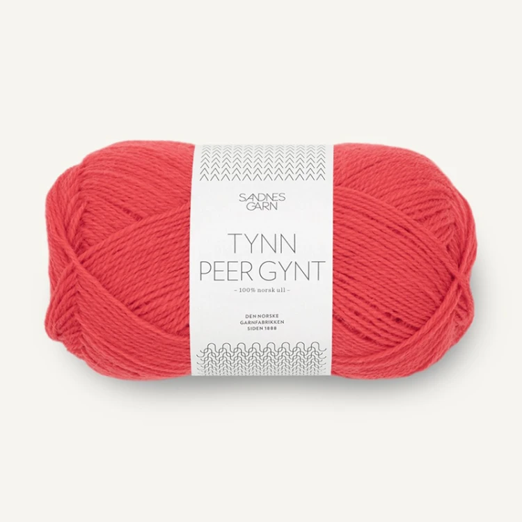 Włóczka Sandnes Garn Tynn Peer Gynt 4008 / mak