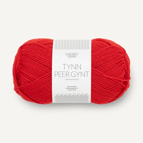 Włóczka Sandnes Garn Tynn Peer Gynt 4018 / szkarłat