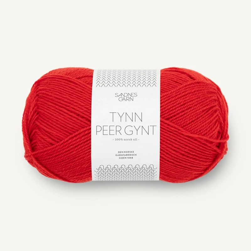 Włóczka Sandnes Garn Tynn Peer Gynt 4018 / szkarłat