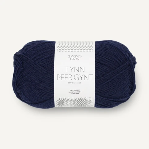 Włóczka Sandnes Garn Tynn Peer Gynt 5575 / ciemny granat