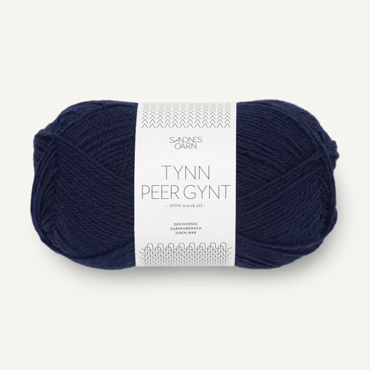 Włóczka Sandnes Garn Tynn Peer Gynt 5575 / ciemny granat
