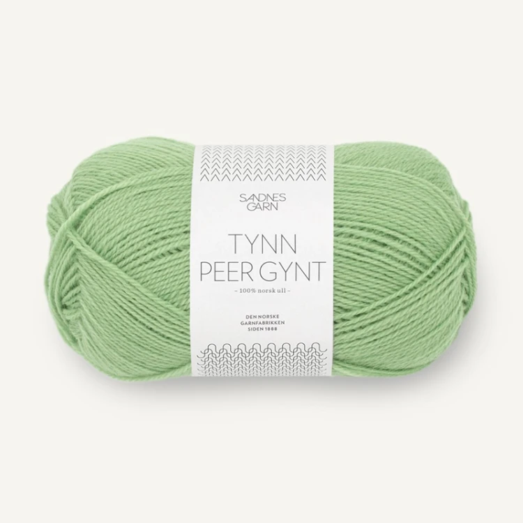 Włóczka Sandnes Garn Tynn Peer Gynt 8733 / jasna zieleń