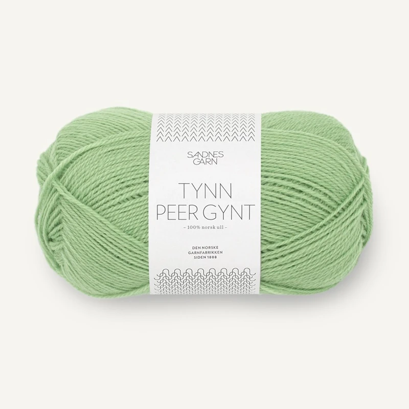 Włóczka Sandnes Garn Tynn Peer Gynt 8733 / jasna zieleń