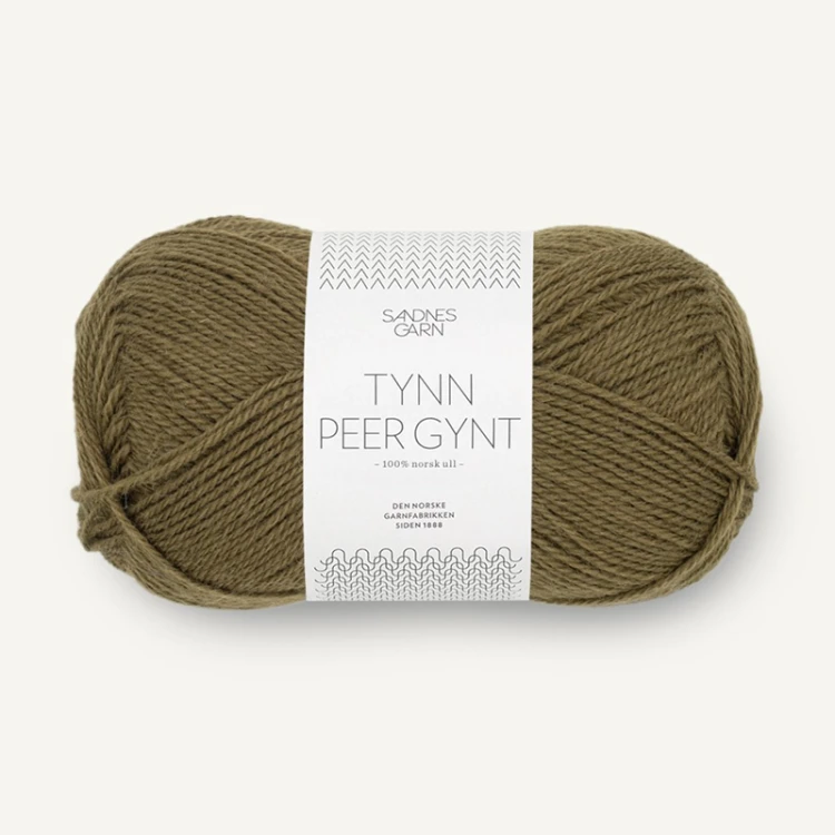 Włóczka Sandnes Garn Tynn Peer Gynt 9873 / jasne khaki