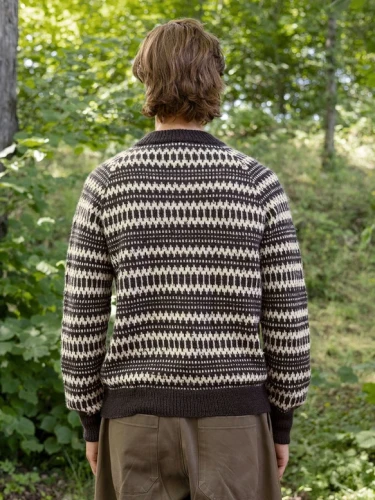 Wzór druty Sandnes Garn Kleiva Sweater For Man 2410_05 - w języku angielskim