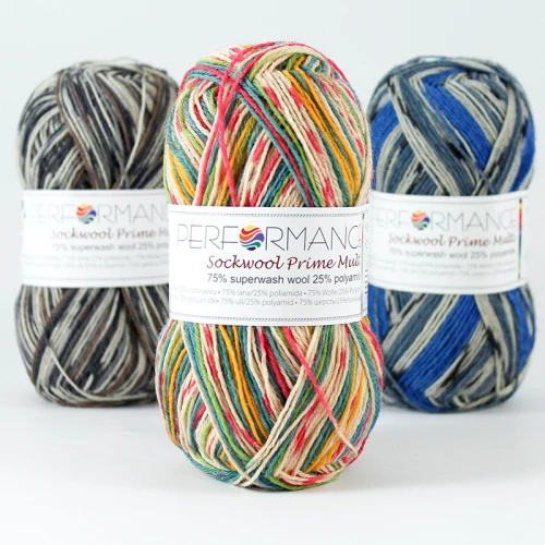 Włóczka skarpetkowa Performance Sockwool Prime Multi 1-1