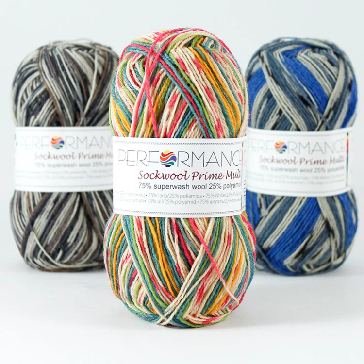Włóczka skarpetkowa Performance Sockwool Prime Multi 1-1