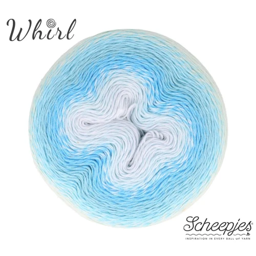Włóczka Scheepjes Whirl 790 / Blue Heaven Bliss