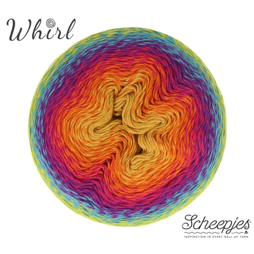 Włóczka Scheepjes Whirl 792 / Rainbow Popsicle