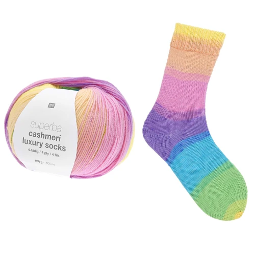 Włóczka skarpetkowa Rico Design Superba Cashmeri Luxury Socks 027