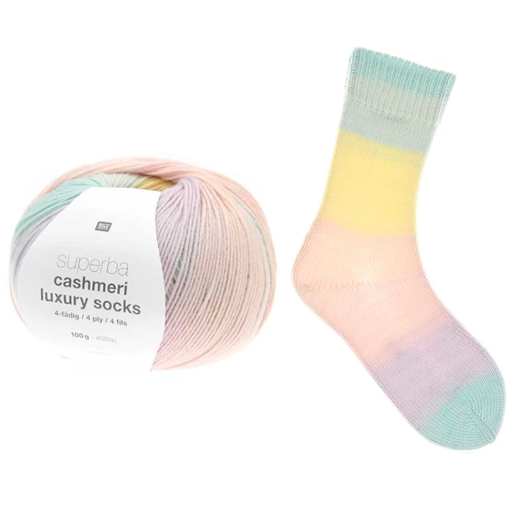 Włóczka skarpetkowa Rico Design Superba Cashmeri Luxury Socks 032