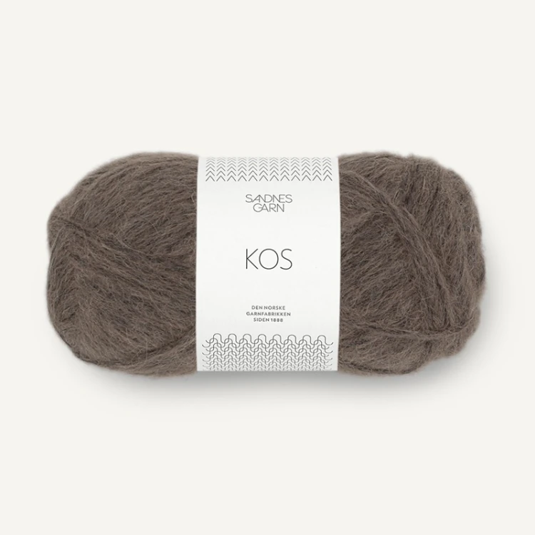 Włóczka Sandnes Garn Kos 2390 / brązowoszary