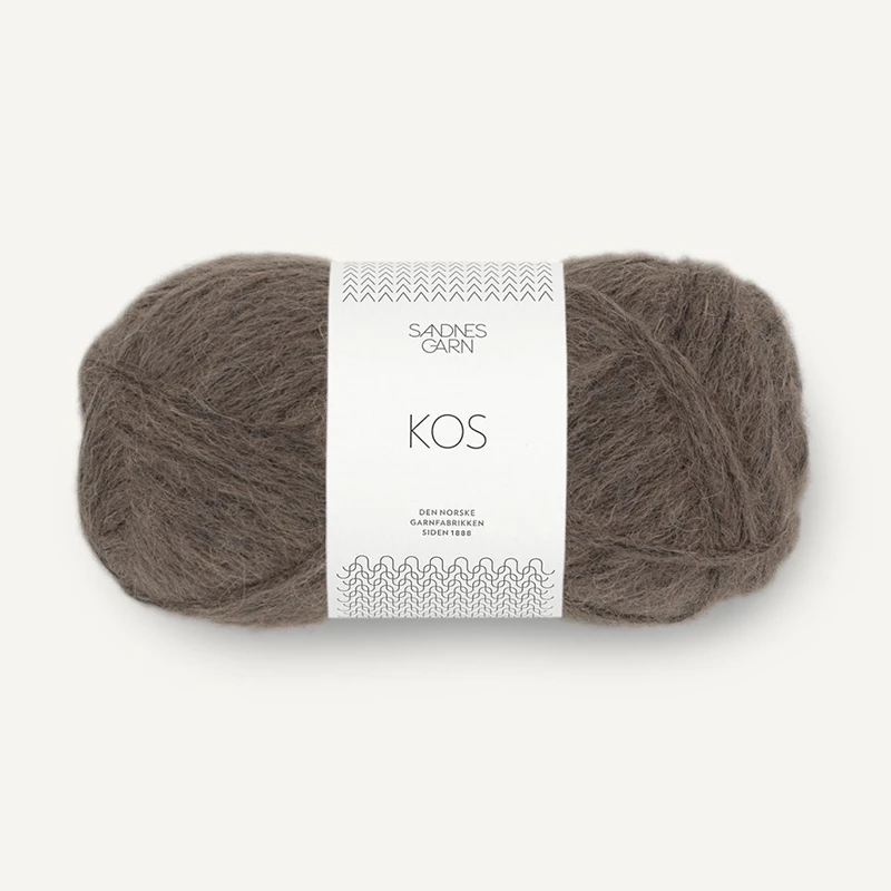 Włóczka Sandnes Garn Kos 2390 / brązowoszary