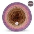 Zestaw na sweter Charlotte od Kotek i motek 11 / Merino / Wrzos/morela/łososiowy/karmel melanż/toffi